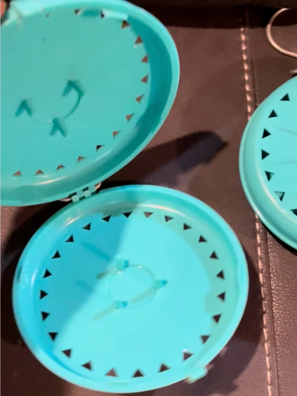 Vintage Fuller Brush Closet Deodorizer Hanging Holder Teal